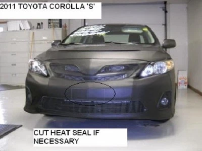 Lebra 前端面罩保护套 胸罩 适合 2011 2012 年 2013 丰田 COROLLA S — 第 1/2 张图片