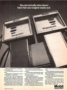 VINTAGE 1969 Mobil Gas Pump Gasoline Pumps Print Ad - Picture 1 of 1