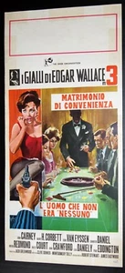 Filmplakat Die Gelben von Edgar Wallace Nr. 3 C.Donner 1963 POLIZEI NOIR - Bild 1 von 1