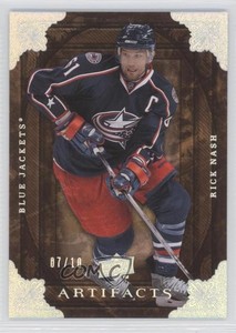 2008-09 Upper Deck Artifacts Silver Spectrum /10 Rick Nash #71