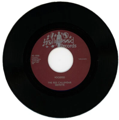 THE RED CALLENDAR SEXTETTE / ASHTON SAVOY "VOODOO c/w DENGA DENGA" 1954 R&B - Image 1 of 2