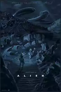 Póster regular de la película alienígena Laurent Durieux impresión artística Mondo cuello de botella Giger - Imagen 1 de 1