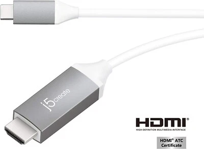 J5 Create USB-C To 4K HDMI Cable JCC153 - Image 1 of 4