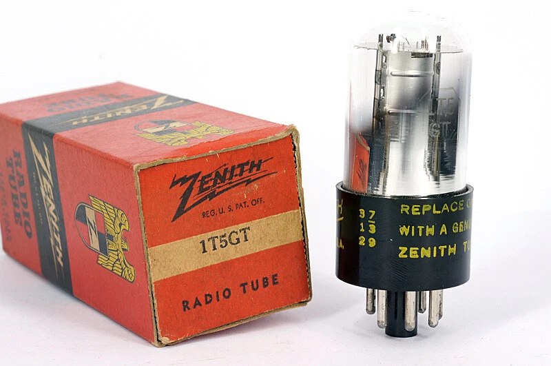 1T5GT ZENITH NOS Tube Röhre Lampe TSF Valvola Valvula Valve 진공관 真空管 电子管 - Image 1 of 1