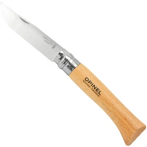 Opinel No 10 Klappmesser Edelstahl rostfrei Buche Taschenmesser INOX Größe N°10 - Bild 1 von 4