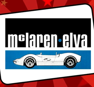 Camiseta estilo vintage McLaren Elva Racing Big Wing Road Race Can-Am - Imagen 1 de 3