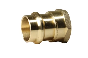 25 Pieces 3/4" Press Female Adapter, Lead Free Brass, 3/4" Press Fit Female - Picture 1 of 6
