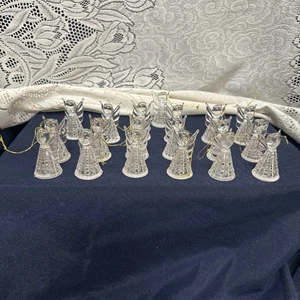 Hartplastik Engel Lichterkette Abdeckungen Weihnachtsschmuck Vintage 19 Stück Posten - Bild 1 von 11