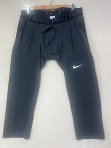 NIKE PRO Hyperstrong Men’s Size 3XL Gray Tights Compression Pants - Picture 1 of 11