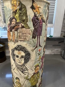 Vintage Umbrella Holder. Decoupage 3D. - Picture 1 of 7