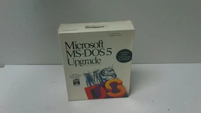 Vintage 90’s Microsoft MS-DOS 5 UPGRADE *SEALED* - Image 1 of 3