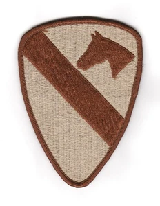 1. KAVALLERIEDIVISION "Patch & Tab" Wüste (Herstellung 1990-2000) - Bild 1 von 1