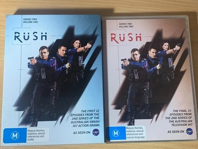 Rush Complete Second Season Two Vol One 1 & 2 Rodger Corser (DVD 6-Disc 2009) R4 - Image 1 of 4