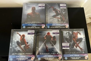 Spiderman 1-3 Amazing 1-2 Set Zavvi Lenticular Magnetic Steelbooks Brand New - Picture 1 of 1