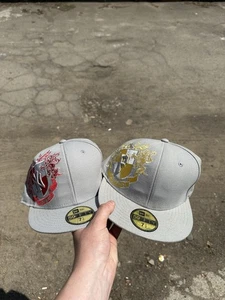 2 Cap New York Yankees SnapBack Fitted Y2K Hype Rap - Picture 1 of 21
