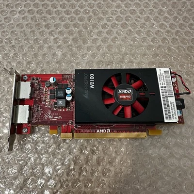 HP AMD FirePro W2100 2GB DDR3 2x DisplayPort High ( Tested ) - Image 1 of 4