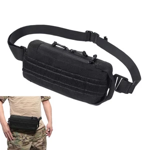 Riñonera táctica de cintura militar para hombre bandolera de hombro bolsa con honda en el pecho - Imagen 1 de 14