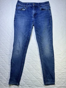 American Eagle Outfitters Next Level Flex Womens Skinny Jean Blue Denim 29x30 - Picture 1 of 10