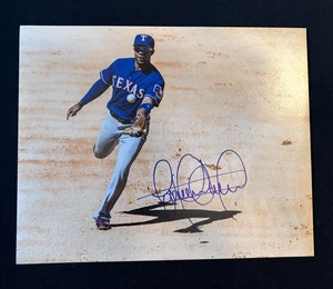 Elvis Andrus - Foto firmada 8x10 Texas Rangers Athletics A's autógrafo automático - Imagen 1 de 1