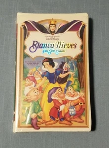 Rare NEW SPANISH Snow White and the Seven Dwarfs Masterpiece #1524/73 VHS 1995 - Foto 1 di 6