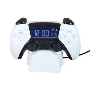 Offizieller Sony PlayStation PS5 Controller Wecker mit Datum von Paladone - Bild 1 von 4
