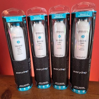 Set 4 Everydrop #3 Refrigerator Ice Water 6 Month Filter Life Maytag Whirlpool - Image 1 of 4