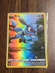 Riolu GG26/GG70 Holo Rare Crown Zenith Pokemon TCG - Picture 1 of 2