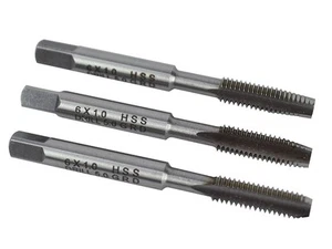 Faithfull - Set Tepi Lurus HSS M6 x 1.0, 3 Keping - Picture 1 of 1