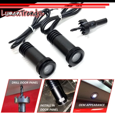 Luces LED universales de charco de cortesía de 2 puertas modernización para BMW Foto 1 de 4