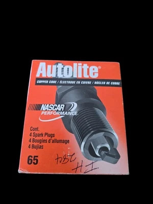 4 pc Autolite 65  Copper Core Nascar Performance Spark Plugs  - Image 1 of 4
