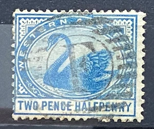 Western Australia 1892 Black Swan 2 1/2d gebraucht RO88 - Bild 1 von 2