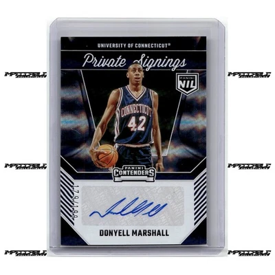 Panini UConn NIL 2024-25 - Firmas privadas #DM Donyell Marshall automático/199 Foto 1 de 2