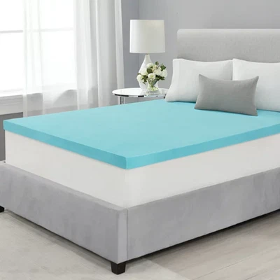 Mainstays 3'' Memory Foam Mattress Topper, Queen - Image 1 of 2