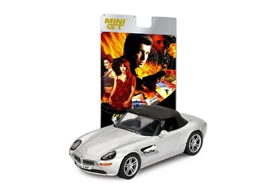 Mini GT 1/64 BMW Z8 THE WORLD IS NOT ENOUGH 1999 007 JAMES BOND FRENCH BLISTER - Image 1 of 4