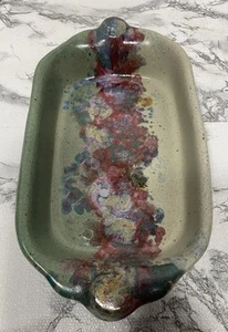 Tom Chamberlain Handmade Casserole Baking Dish Pottery Stoneware Rectangle 8” - Picture 1 of 5