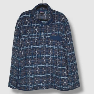 Patagonia Synchilla Snap T Fleece Pullover Blue Mens Size XXL 2XL Snow Beam - Bild 1 von 13