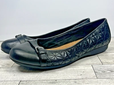 Croft And Barrow Ortholite Zapatos Ballet Planos Para Mujer’s 8 1/2 W Negro Acolchado Foto 1 de 4