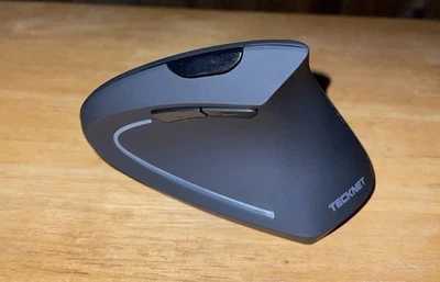 TECKNET TK-MS007 Ergonomic Wireless Cordless Mouse - Black - Image 1 of 4