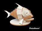 Kit modèle/puzzle 3D poisson découpé au laser Stingray Terror en bois