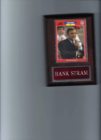 HANK STRAM PLAQUE KANSAS CITY CHIEFS KC FOOTBALL NFL   C Cover