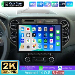 13.1" 8-Core Android 14 2K Autoradio Carplay GPS Navi Für VW Tiguan 5N GOLF Plus - Bild 1 von 18