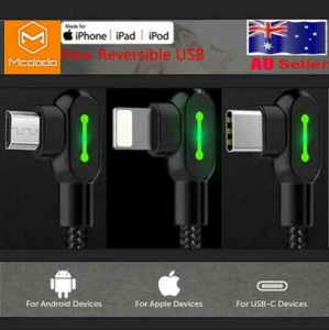 TITAN POWER+ Smart Charge Cable 3.0 For Type-C Micro-USB Charging Type-C iphone - Picture 1 of 12