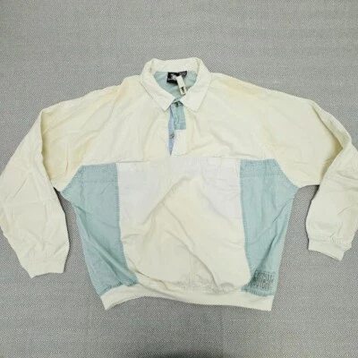 Vintage Gotcha Long Sleeve Pocket Polo Pullover White Men's Size Small - Image 1 of 4