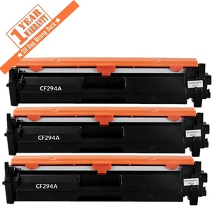 3PK CF294A 94A Black Toner Cartridge for HP Laserjet Pro M118dw 148dw M148fdw - Picture 1 of 6