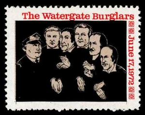 Estados Unidos - Etiqueta Watergate The Burglars Como Nueva nunca articulada. - Imagen 1 de 1