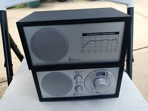 Emerson Model NR 31 AM/FM Stereo Radio with Satellite Speaker Tested FM Working - Picture 1 of 4