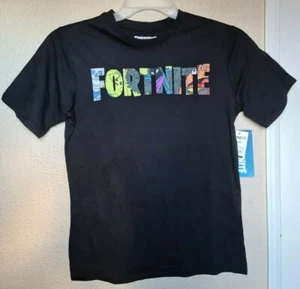 Epic Games Fortnite Lootdrop Fill Logo Boys T-Shirt Black Size XXL (18) New! - Picture 1 of 4