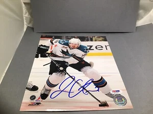Logan Couture signed San Jose Sharks 8x10 Foto handsigniert PSA/DNA COA 1C - Bild 1 von 5