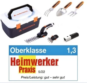 Yard Force Vita Multitoolbox 5in1 Set Akku Gras-Heckenschere Gartengeräte Koffer - Bild 1 von 5