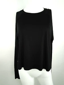 Smartwool Women Active Crop Ultralite Long Sleeve Top Black Medium 17280-001 - Picture 1 of 10